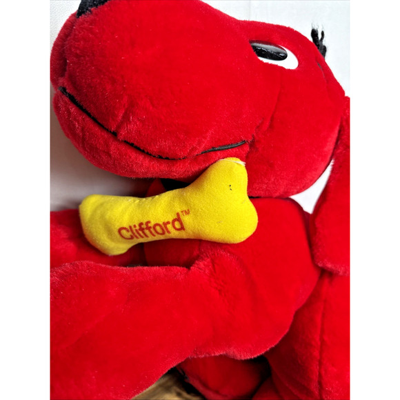 Clifford Red Dog Plush Scholastic Jumbo Large 25" Stuffed Animal Storybook GUC - Picture 2 of 9